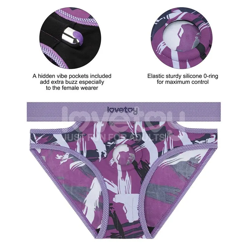 Braguitas-Arnés Violeta · XL-XXL · LOVETOY · Anillos para el Pene — Foto 12