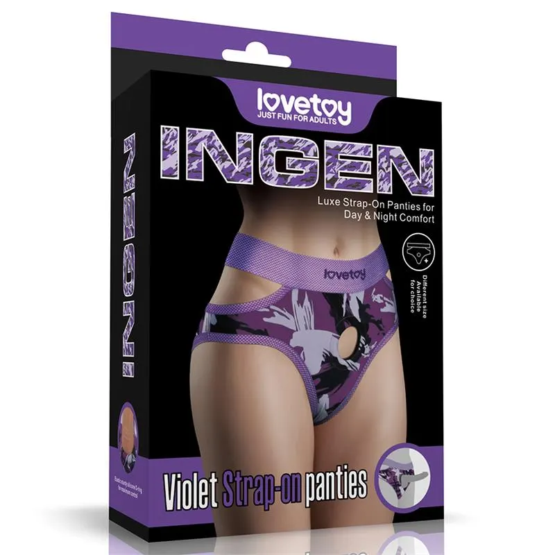Braguitas-Arnés Violeta · XL-XXL · LOVETOY · Anillos para el Pene