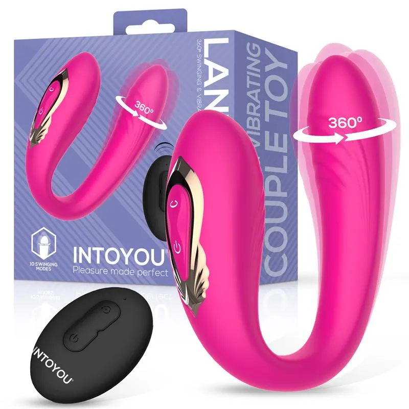 Lanty Vibrador para Parejas con Oscilación 360º y Control Remoto · INTOYOU · Estimuladores de Clítoris