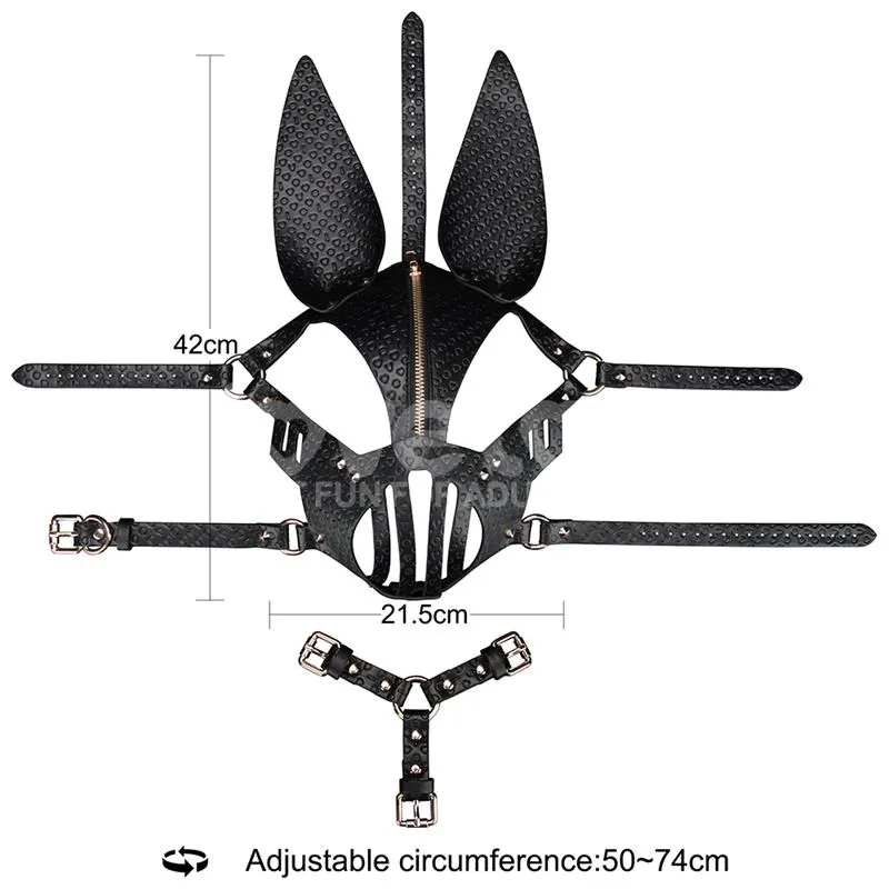 Máscara Conejo Rebellion Reign Dark Bunny · LOVETOY · Máscaras, Antifaces y Mordazas — photo 10