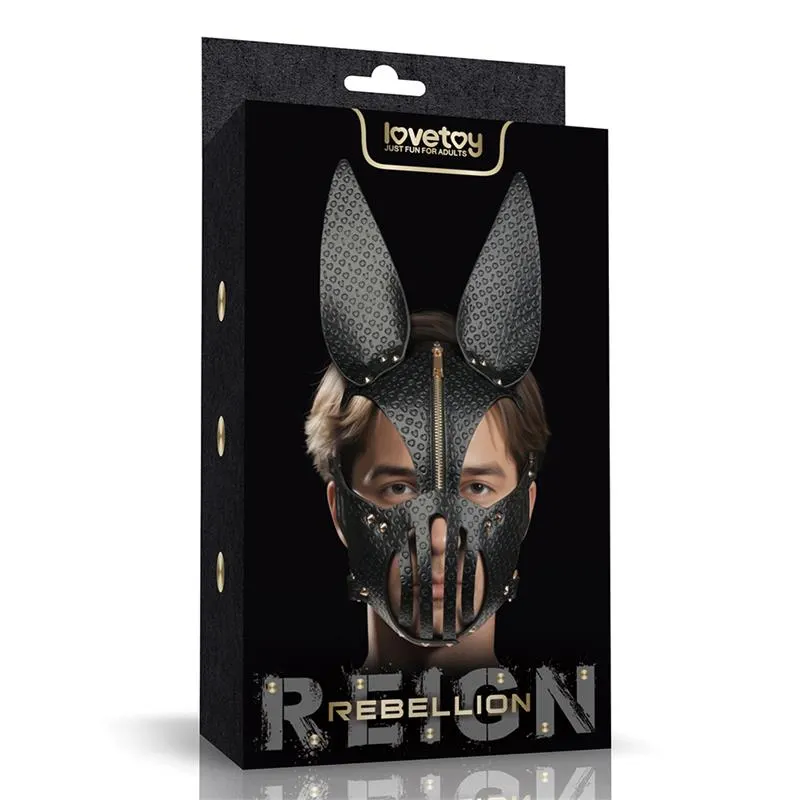 Máscara Conejo Rebellion Reign Dark Bunny · LOVETOY · Máscaras, Antifaces y Mordazas