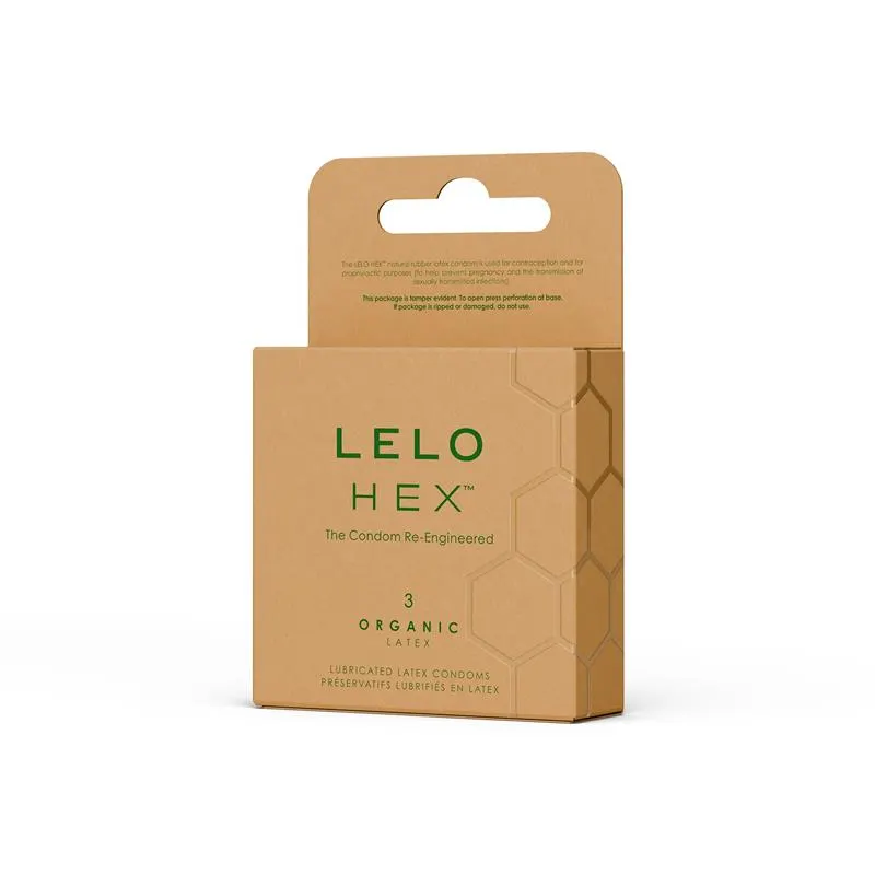 HEX Condoms Organic 3 unidades · LELO · Lubricantes — photo 2