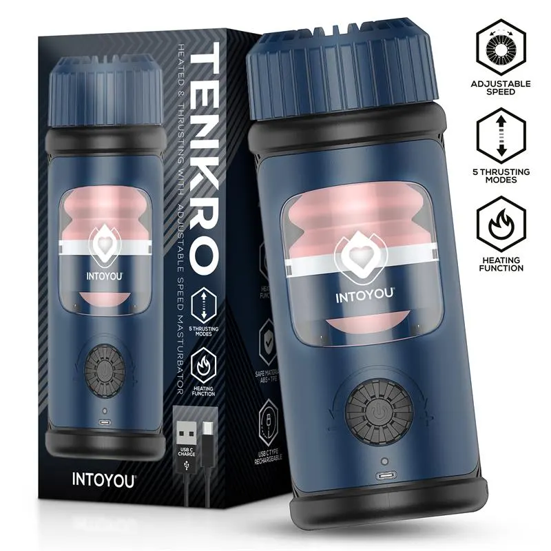 Tenkro Masturbador con Thrusting y Calor USB-C · INTOYOU · Masturbadores Él
