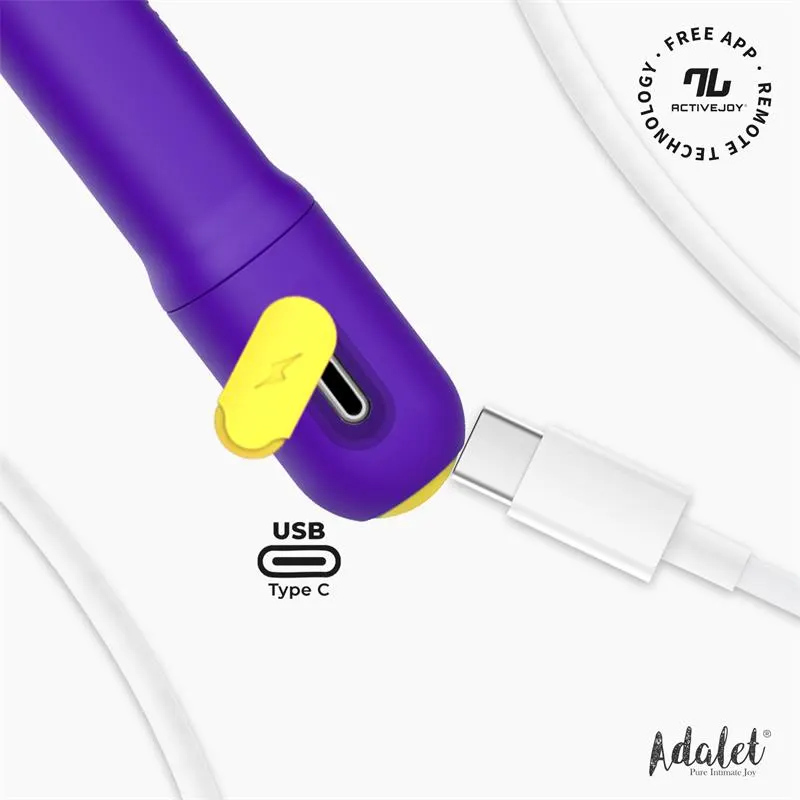 Gently Estimulador Punto G con APP Purpura · ADALET · Estimuladores de Clítoris — Foto 7