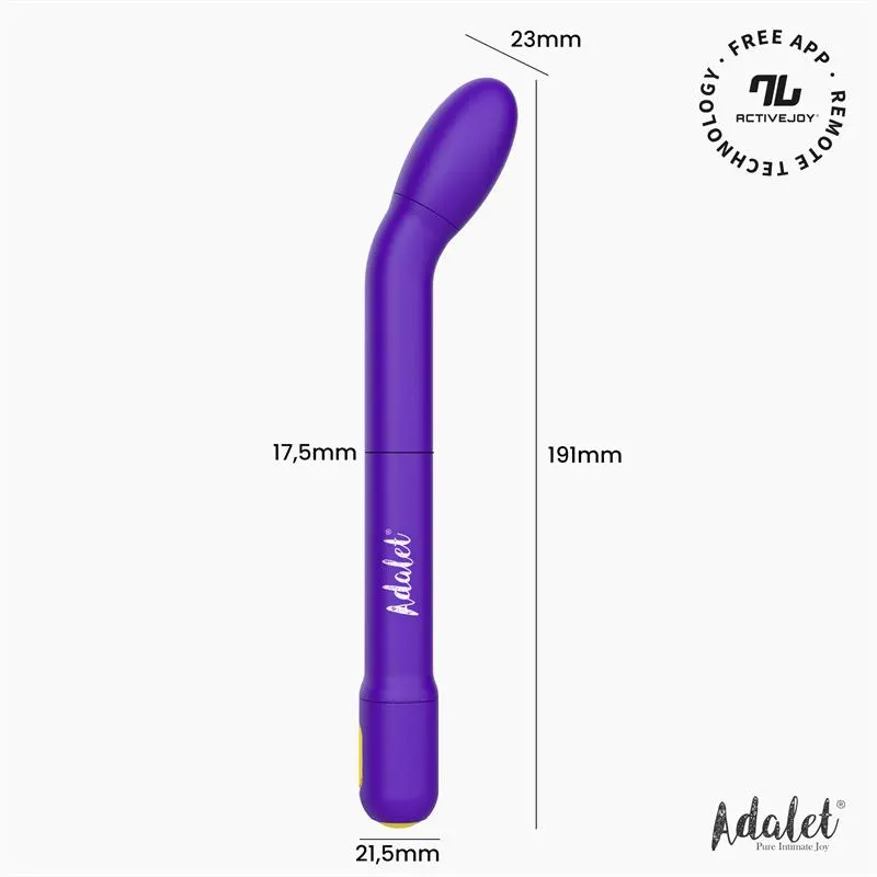 Gently Estimulador Punto G con APP Purpura · ADALET · Estimuladores de Clítoris — Foto 9
