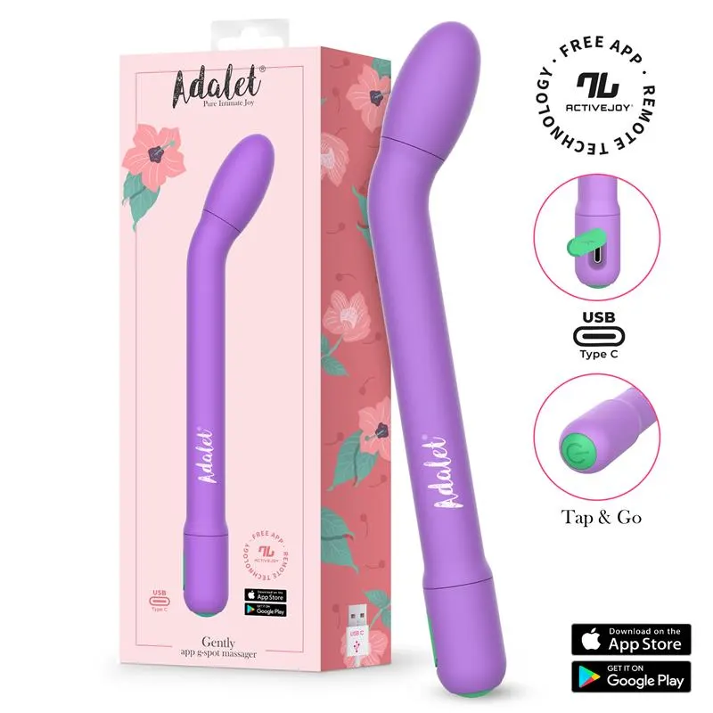 Gently Estimulador Punto G con APP Lavanda · ADALET · Estimuladores de Clítoris — photo 2