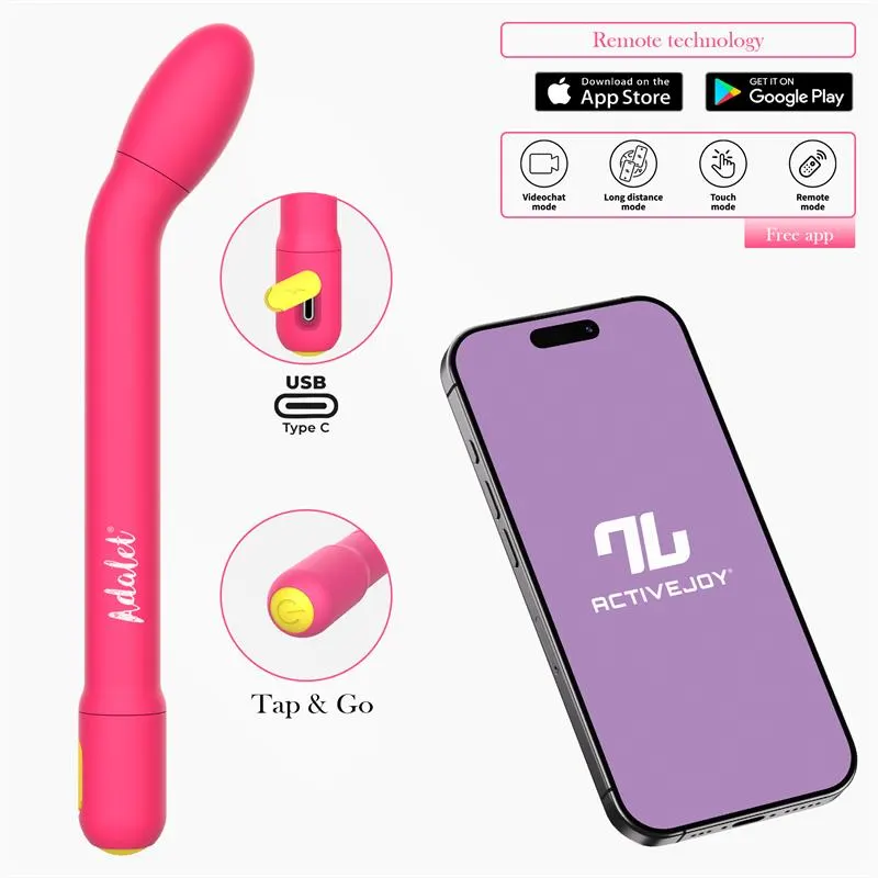 Gently Estimulador Punto G con APP Rosa · ADALET · Estimuladores de Clítoris