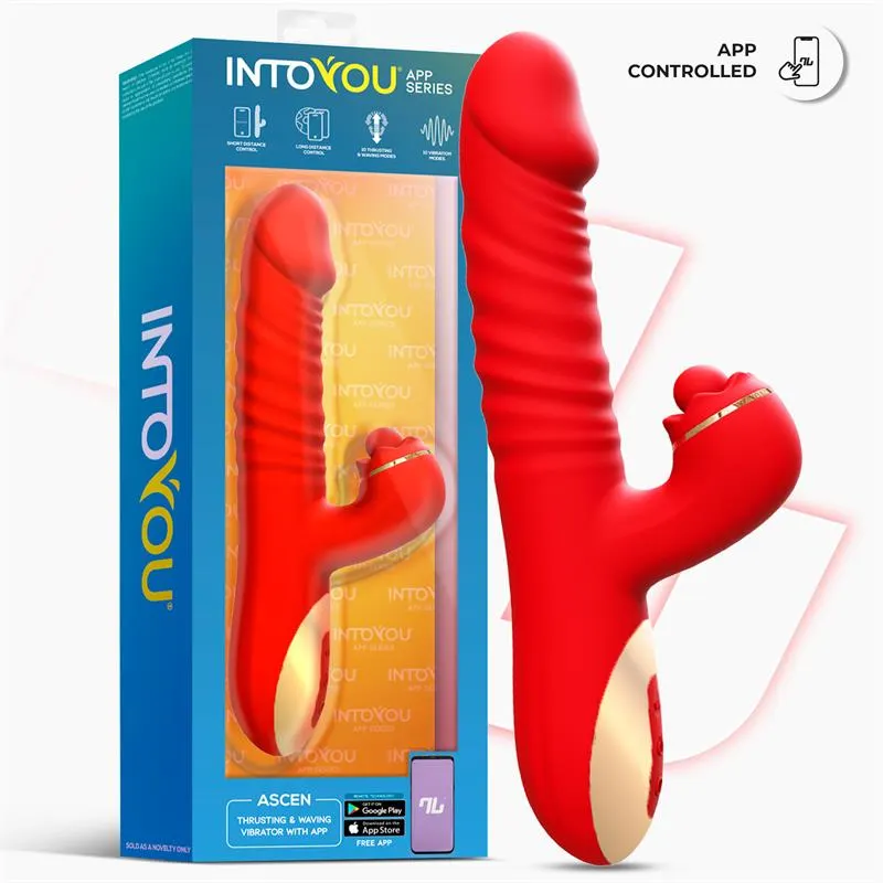 Ascen Vibrador con Thrusting y Waving y APP USB Magnético · INTOYOU APP SERIES · Vibradores — Foto 2