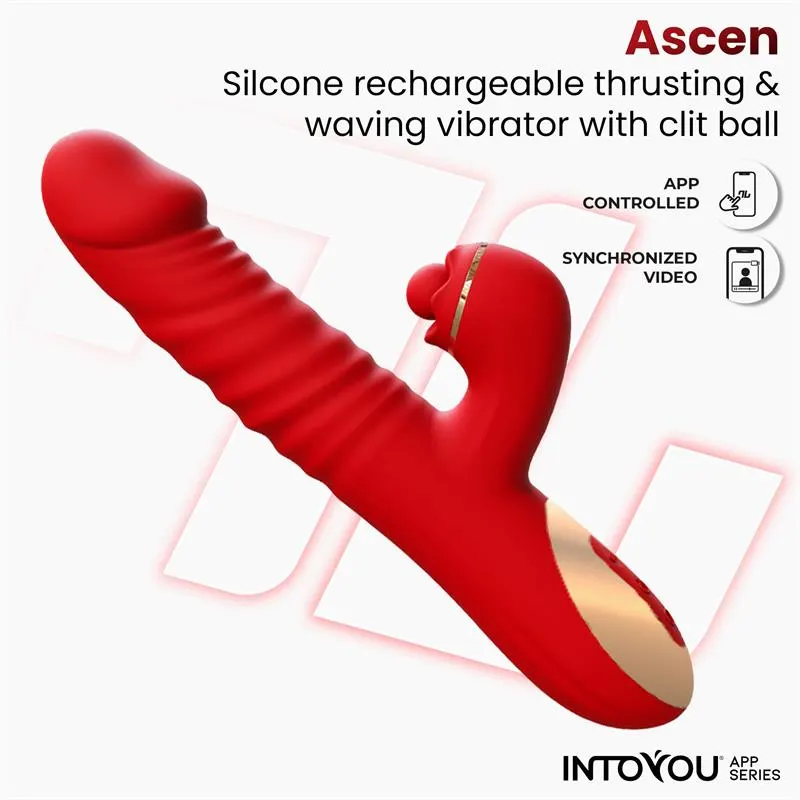 Ascen Vibrador con Thrusting y Waving y APP USB Magnético · INTOYOU APP SERIES · Vibradores — Foto 3