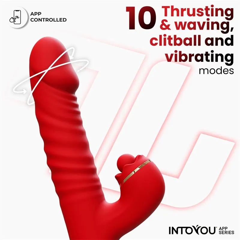 Ascen Vibrador con Thrusting y Waving y APP USB Magnético · INTOYOU APP SERIES · Vibradores — Foto 4
