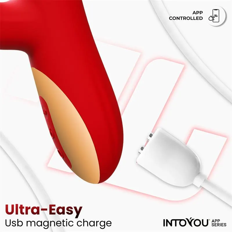 Ascen Vibrador con Thrusting y Waving y APP USB Magnético · INTOYOU APP SERIES · Vibradores — Foto 8