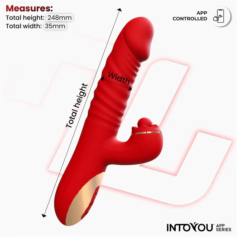 Ascen Vibrador con Thrusting y Waving y APP USB Magnético · INTOYOU APP SERIES · Vibradores — Foto 9
