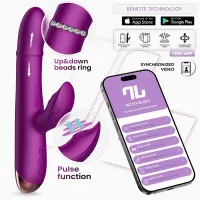 Sendel Vibrador con Anillo de Bolas Internas Up and Down y Pulsación con App · INTOYOU APP SERIES · Vibradores