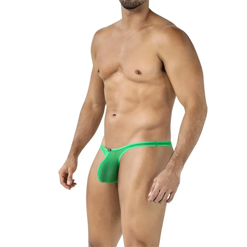 C4MSPXBUL04 Tanga Bulge Plus Verde · CUT4MEN · Tangas y Braguitas
