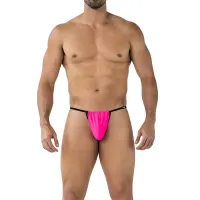 C4MSPX04 Tanga Fluo Pouch Hot Pink · S/M · CUT4MEN · Tangas y Braguitas