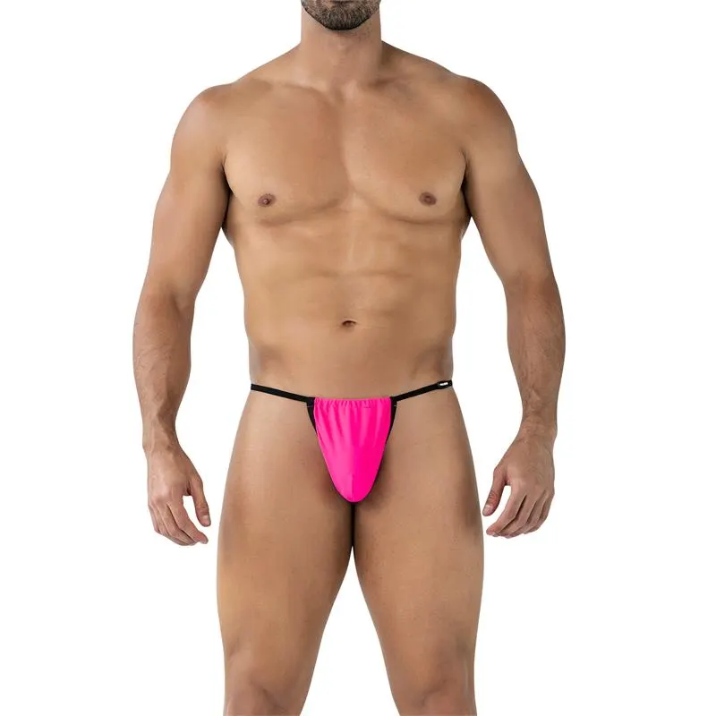 C4MSPX04 Tanga Fluo Pouch Hot Pink · S/M · CUT4MEN · Tangas y Braguitas