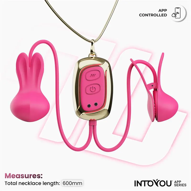 Tickly Pinzas para Pezones con Vibración, Control y Collar con APP · INTOYOU APP SERIES · Pinzas y Pezoneras — photo 3