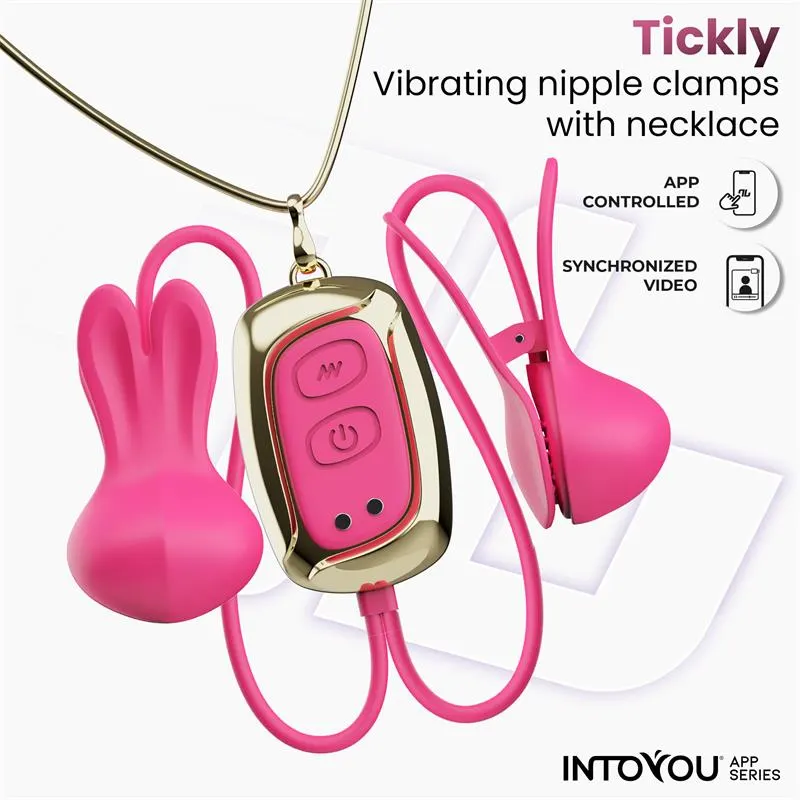 Tickly Pinzas para Pezones con Vibración, Control y Collar con APP · INTOYOU APP SERIES · Pinzas y Pezoneras — photo 5