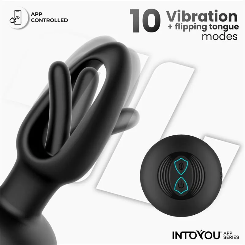 Zack Plug Anal con Flipping Tongue y Vibración con App · INTOYOU APP SERIES · Anal — photo 2