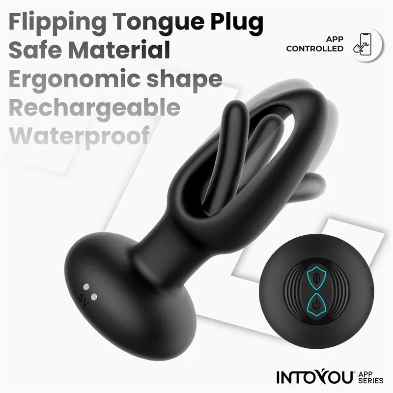 Zack Plug Anal con Flipping Tongue y Vibración con App · INTOYOU APP SERIES · Anal — photo 3
