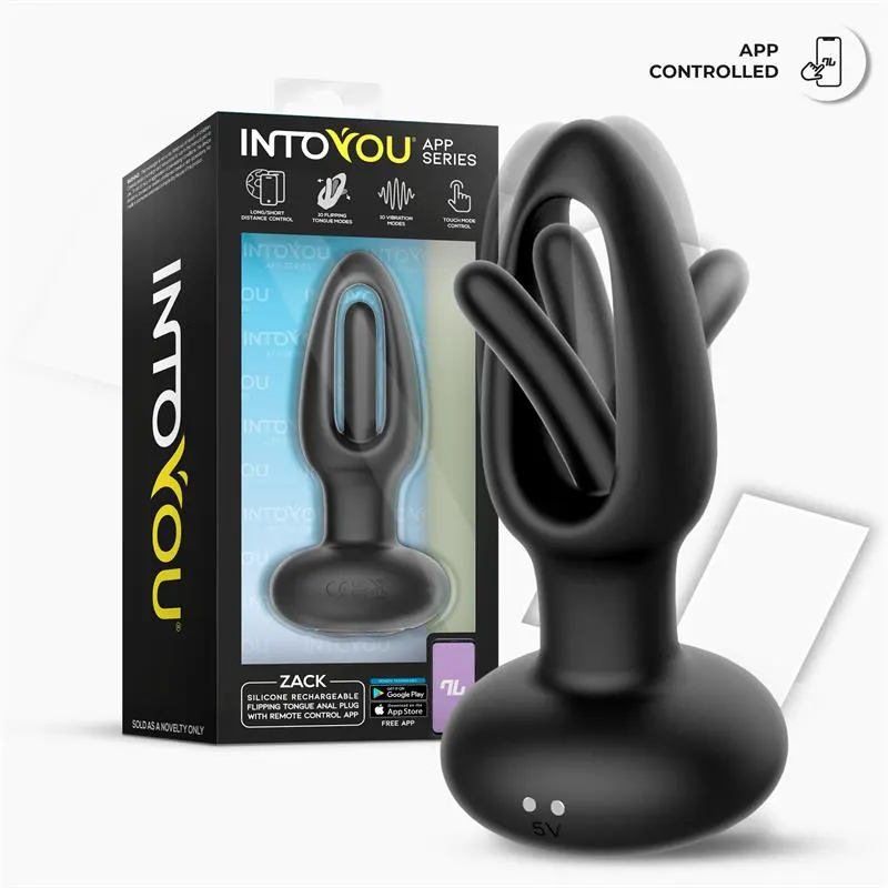 Zack Plug Anal con Flipping Tongue y Vibración con App · INTOYOU APP SERIES · Anal — photo 9