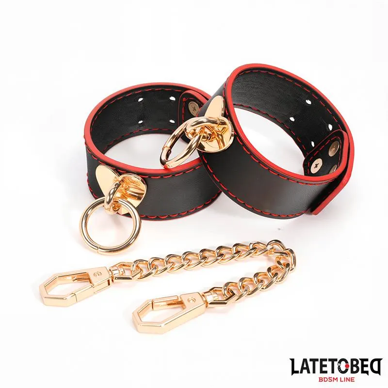 Esposas para Tobillos con Cadena Dorada · LATETOBED BDSM LINE · Esposas y Ataduras — photo 6