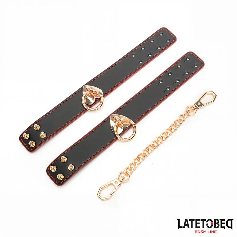 Esposas para Tobillos con Cadena Dorada · LATETOBED BDSM LINE · Esposas y Ataduras — photo 9