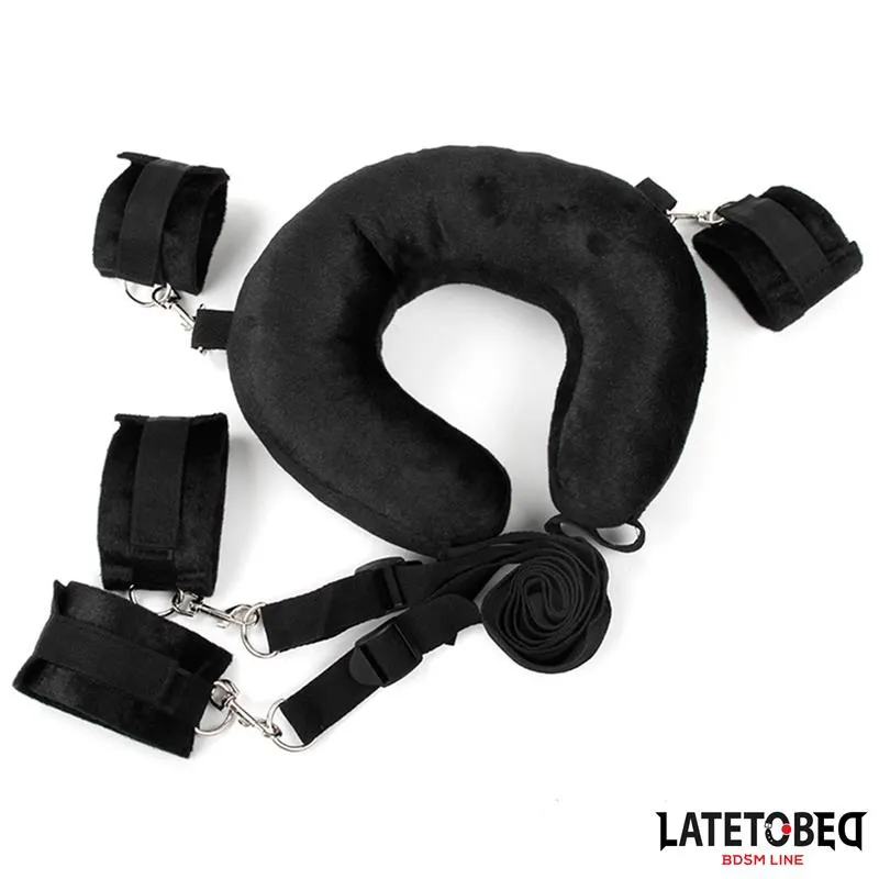 Set de Restricciones de Cojín con Esposas · LATETOBED BDSM LINE · Esposas y Ataduras — Foto 3