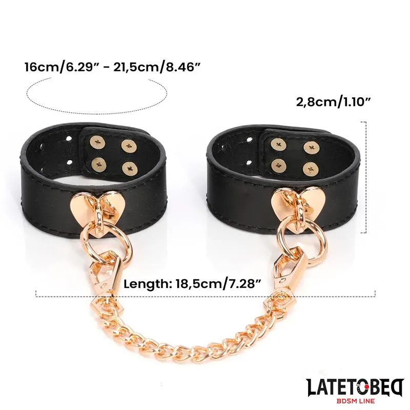 Kit Bondage de 8 Pz Cuero con Maletín de Almacenaje · LATETOBED BDSM LINE · Accesorios y Sets — Foto 11