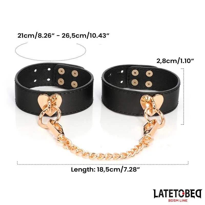 Kit Bondage de 8 Pz Cuero con Maletín de Almacenaje · LATETOBED BDSM LINE · Accesorios y Sets — Foto 9