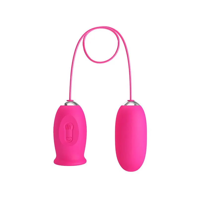 Daisy Huevo Vibrador y Lengua Estimuladora Rosa · PRETTYLOVE · Huevos y Balas Vibradoras — Foto 2