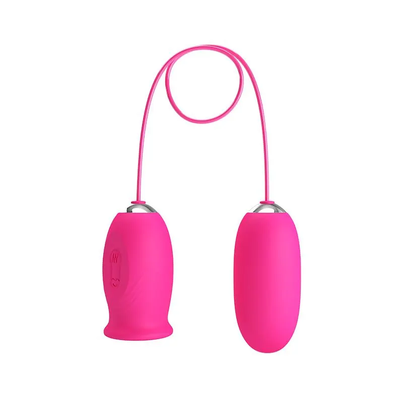 Daisy Huevo Vibrador y Lengua Estimuladora Rosa · PRETTYLOVE · Huevos y Balas Vibradoras — Foto 3