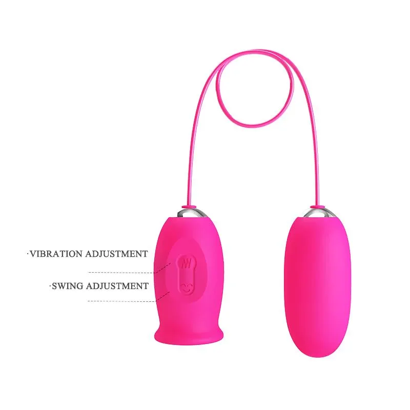 Daisy Huevo Vibrador y Lengua Estimuladora Rosa · PRETTYLOVE · Huevos y Balas Vibradoras — Foto 6