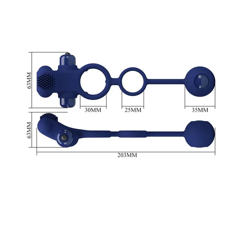 Remington Anillo Vibrador con Bola Péndulo · PRETTYLOVE · Anillos para el Pene — Foto 9
