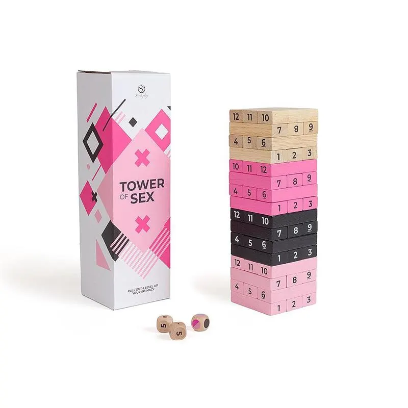 Juego de Madera Tower of Sex · SECRET PLAY · Juegos y Complementos Divertidos