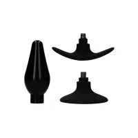 Set Plug Anal y Ventosa Putiaguda Grande Negro · OUCH! · Anal
