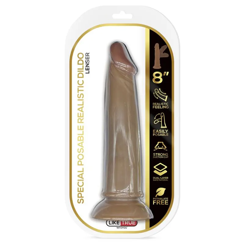 Lenser Dildo Realista Articulable-Posable Dildo 8 Marrón · LIKETRUE · Dildos — photo 7