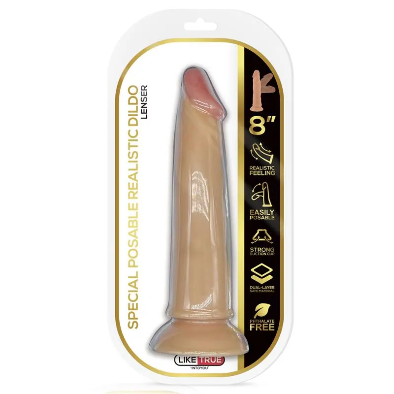 Lenser Dildo Realista Articulable-Posable 8 Natural · LIKETRUE · Dildos — Foto 7