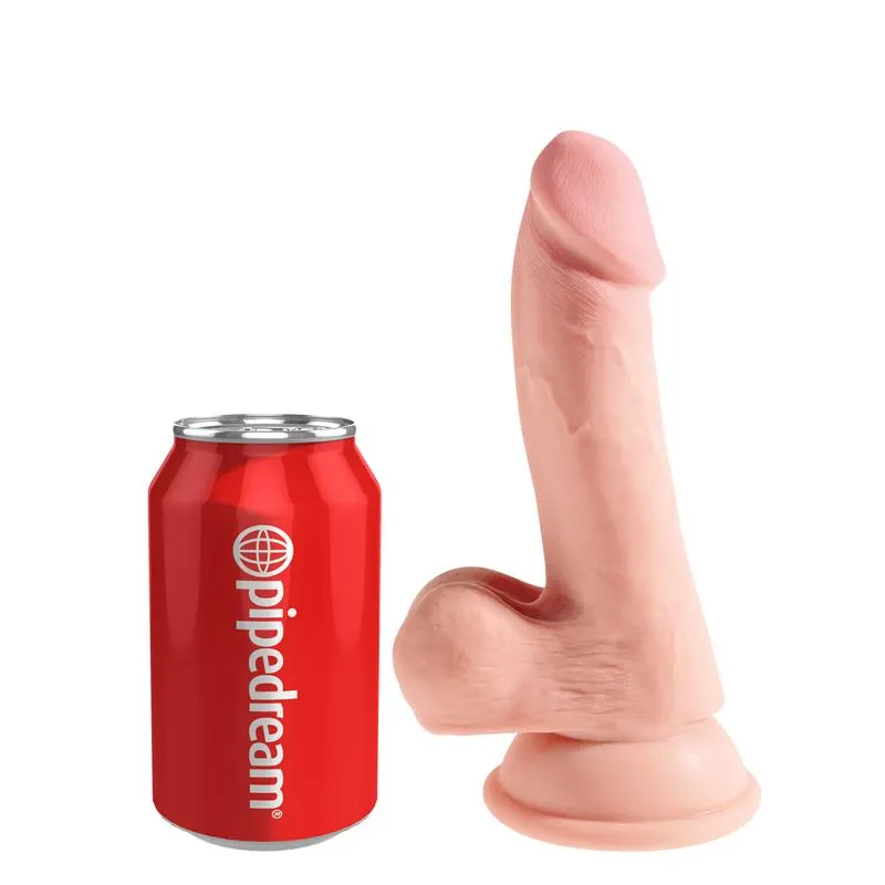 Dildo Triple Densidad con Testículos 6.5 · KING COCK · Dildos — photo 3