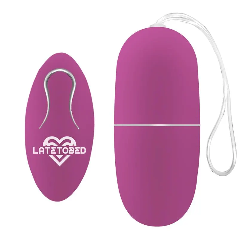 Ecopurple Huevo Vibrador con Control Remoto · LATETOBED · Huevos y Balas Vibradoras — Foto 4
