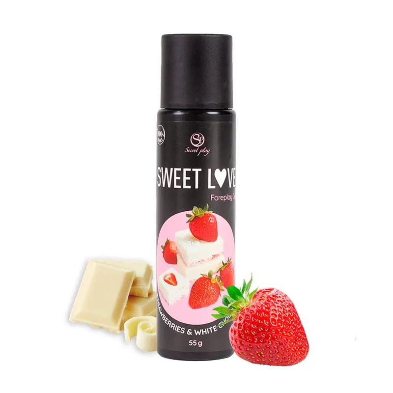 Sweet Love Lubricante Fresa & Chocolate Blanco 60 ml · SECRET PLAY · Lubricantes