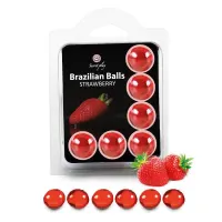 Brazilian Balls Set 6 Fresa · SECRET PLAY · Cuidado Íntimo y Masaje