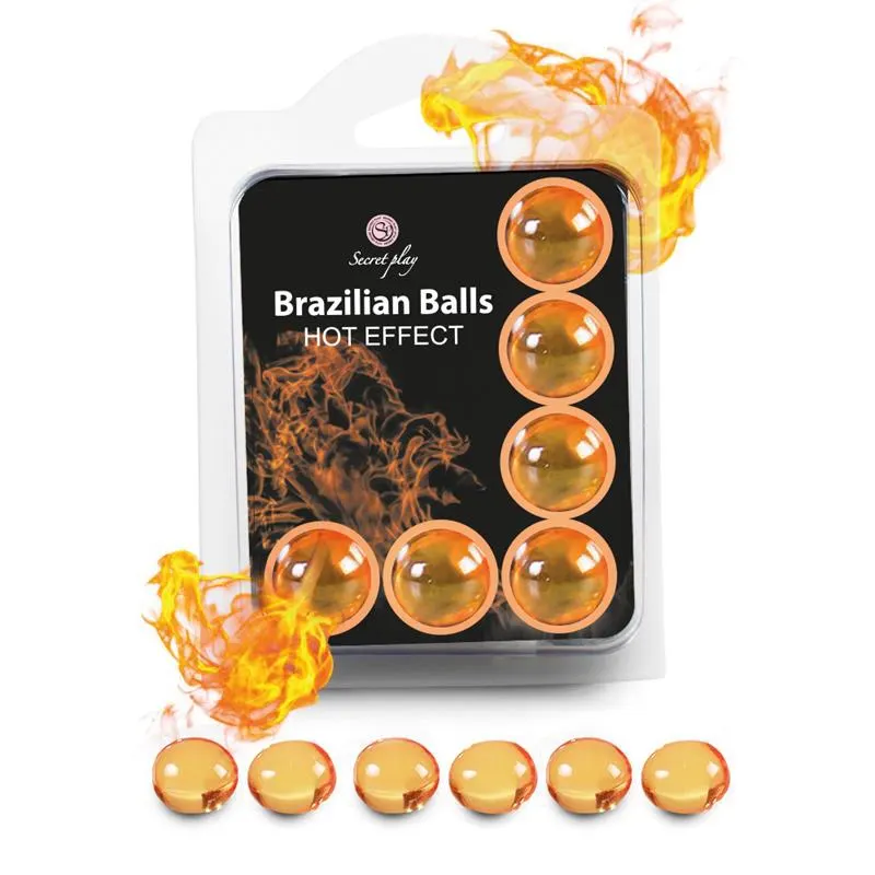 Brazilian Balls  Set 6  Efecto Calor · SECRET PLAY · Lubricantes