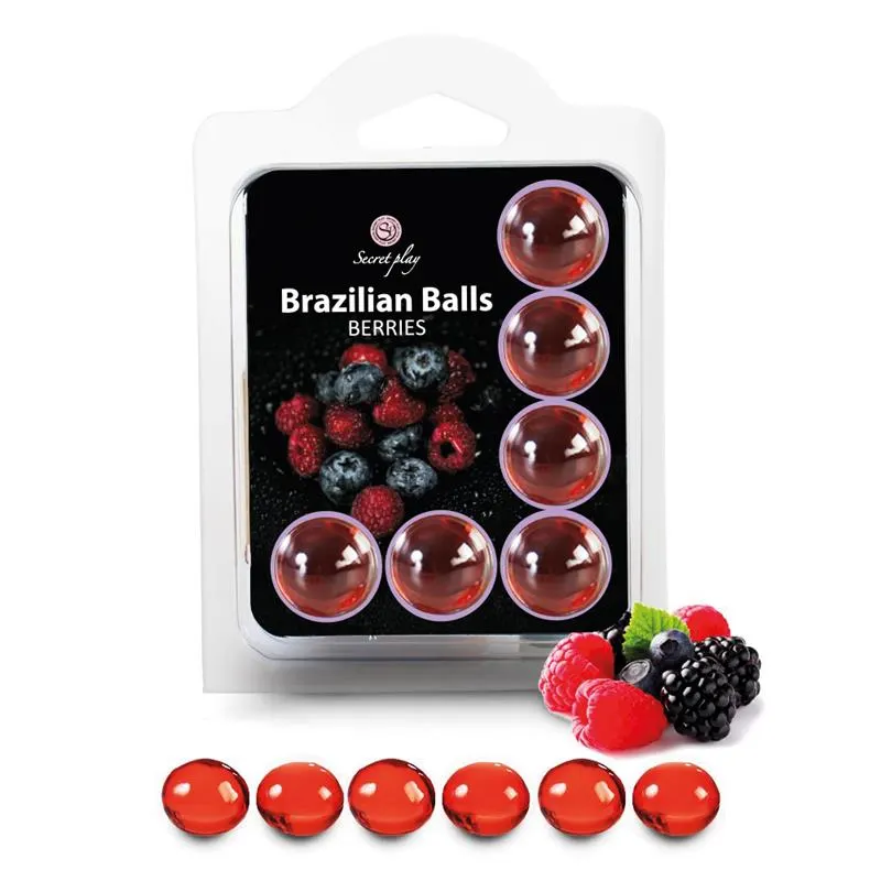 Brazilian Balls Set 6  Frutas del Bosque · SECRET PLAY · Cuidado Íntimo y Masaje