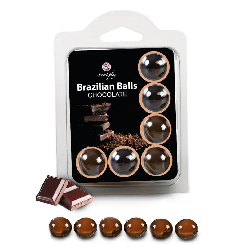 Brazilian Balls  Set 6  Chocolate · SECRET PLAY · Cuidado Íntimo y Masaje