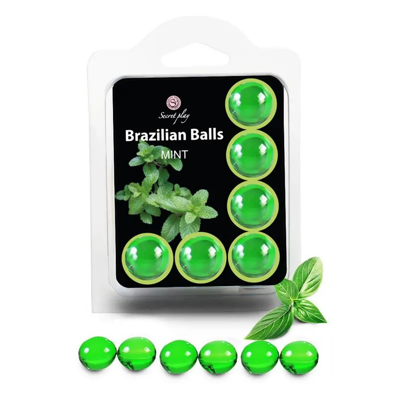 Brazilian Balls Set 6  Menta · SECRET PLAY · Cuidado Íntimo y Masaje