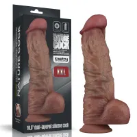 Dildo Dual Layered XXL 10.5 Negro · LOVETOY · Dildos