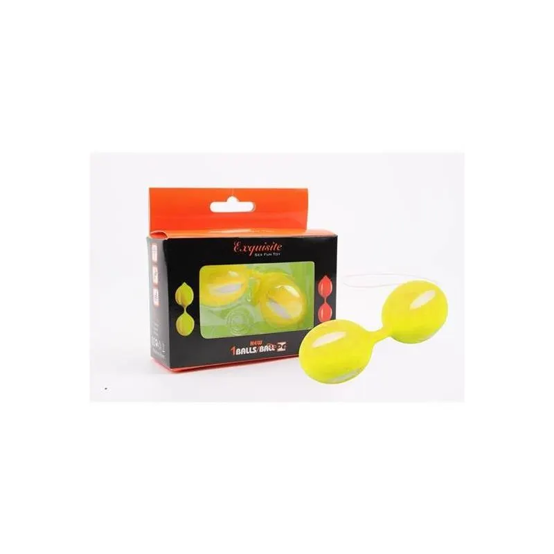Bolas Ben Wa 10.3 cm Amarillo · CHISA · Accesorios y Sets
