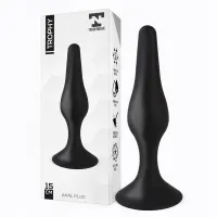 Trophy Plug Anal 15 cm Silicona Negro · TARDENOCHE · Anal