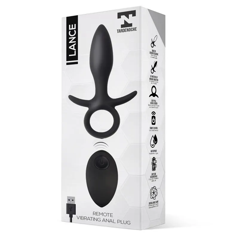 Lance Plug Anal Control Remoto Silicona Liquida USB · TARDENOCHE · Anal — photo 2